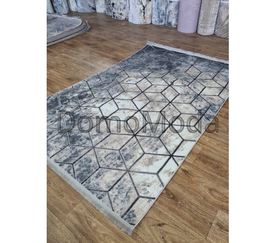 Синтетический ковер MODA 5503 GREY/CREAM Купить в интернет магазине ДомоМода фото 2 Синтетический ковер MODA 5503 GREY/CREAM - высокое качество по лучшей цене в Украине изображение 2.
