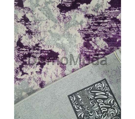 Синтетический ковер MODA 4591A LILAC/L.GREY - высокое качество по лучшей цене в Украине изображение 2.