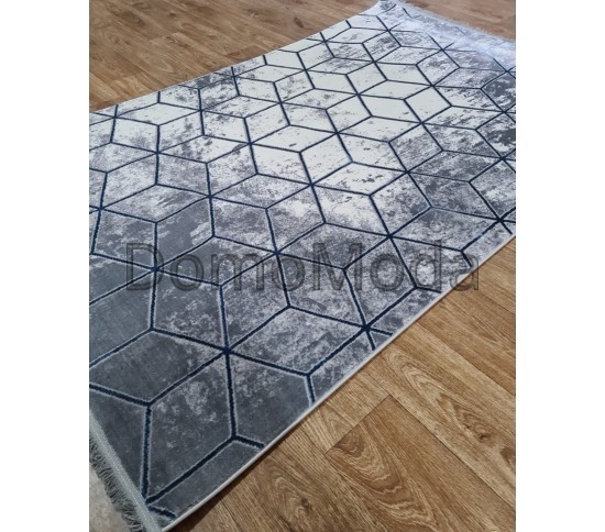 Синтетический ковер MODA 5503 L.BLUE / D.GREY Купить в интернет магазине ДомоМода фото 3 Синтетический ковер MODA 5503 L.BLUE / D.GREY - высокое качество по лучшей цене в Украине изображение 3.
