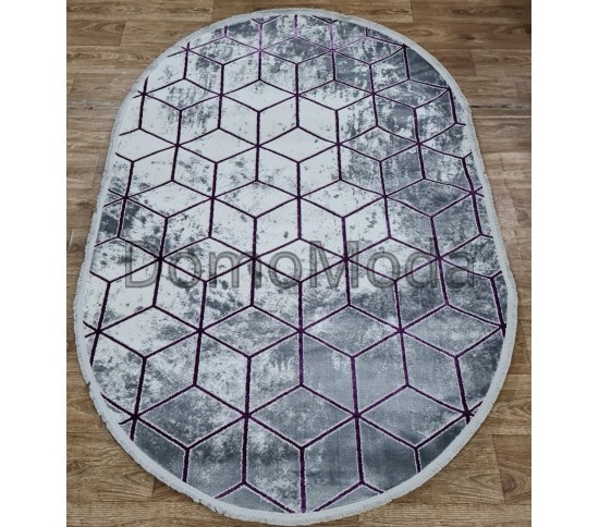 Синтетический ковер MODA 5503 LILAC/L.GREY Купить в интернет магазине ДомоМода фото 4 Синтетический ковер MODA 5503 LILAC/L.GREY - высокое качество по лучшей цене в Украине изображение 4.