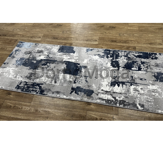 Синтетическая ковровая дорожка MODA 5934H L.BLUE/VIZON - высокое качество по лучшей цене в Украине изображение 3.