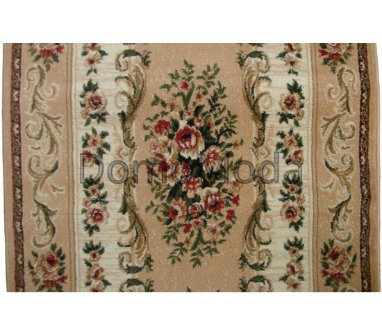 Синтетична килимова доріжка Selena / Lotos 535-106 beige - Висока якість за найкращою ціною в Україні зображення 2.