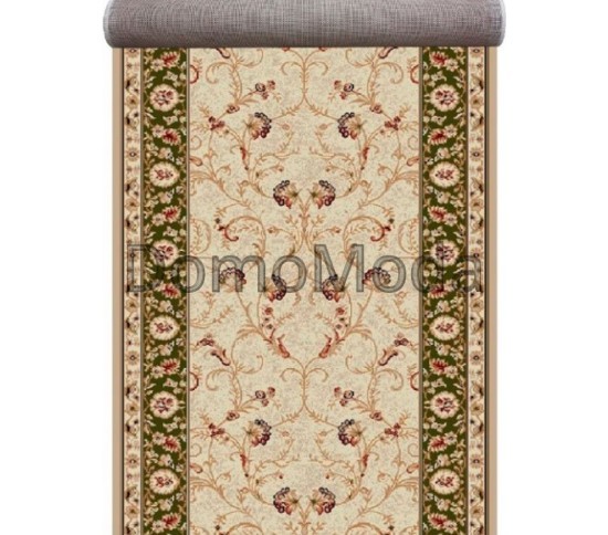 Синтетична килимова доріжка Selena / Lotos 523-130 green - Висока якість за найкращою ціною в Україні