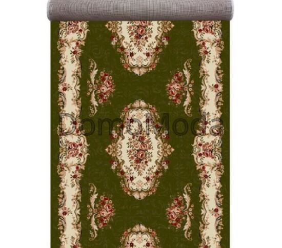 Синтетична килимова доріжка Selena / Lotos 573-310 green - Висока якість за найкращою ціною в Україні