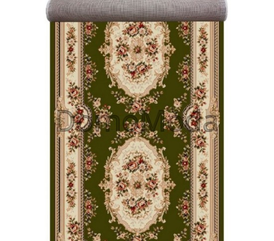 Синтетична килимова доріжка Selena / Lotos 575-310 green - Висока якість за найкращою ціною в Україні