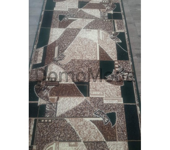 Синтетична килимова доріжка Silver  / Gold Rada 335-32 green - Висока якість за найкращою ціною в Україні зображення 4.