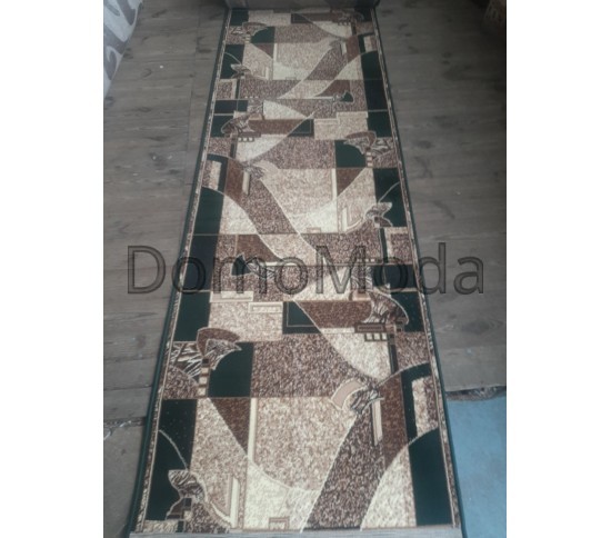 Синтетична килимова доріжка Silver  / Gold Rada 335-32 green - Висока якість за найкращою ціною в Україні