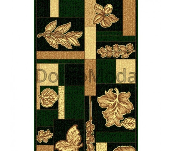 Синтетична килимова доріжка Silver  / Gold Rada 099-32 green - Висока якість за найкращою ціною в Україні