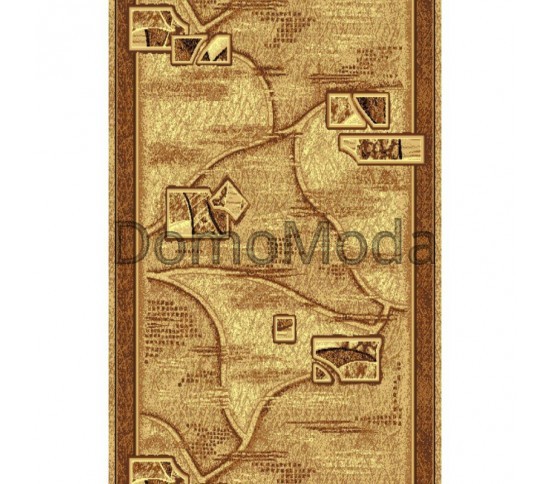 Синтетична килимова доріжка Silver  / Gold Rada 130-12 beige - Висока якість за найкращою ціною в Україні