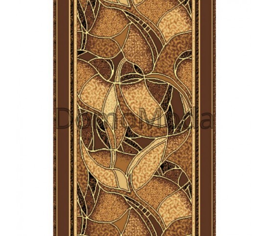 Синтетична килимова доріжка Silver  / Gold Rada 132-12 brown - Висока якість за найкращою ціною в Україні