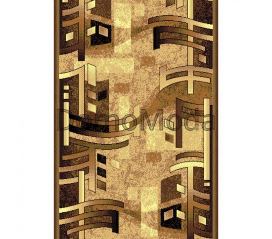 Синтетична килимова доріжка Silver  / Gold Rada 140-12 brown - Висока якість за найкращою ціною в Україні