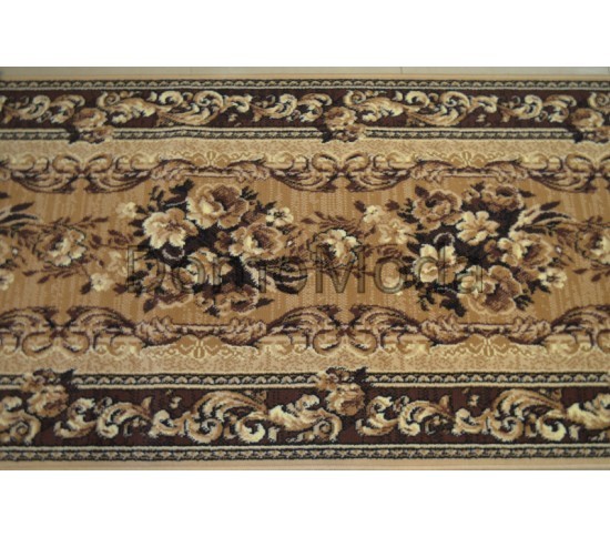 Синтетична килимова доріжка Silver / Gold Rada 235-12 Buket brown - Висока якість за найкращою ціною в Україні зображення 5.