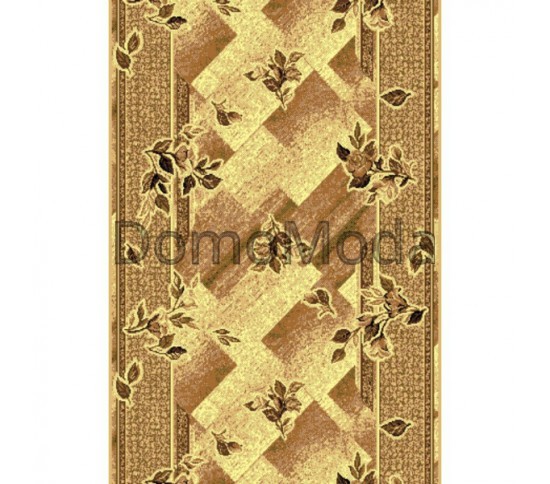 Синтетична килимова доріжка Silver  / Gold Rada 302-12 beige - Висока якість за найкращою ціною в Україні