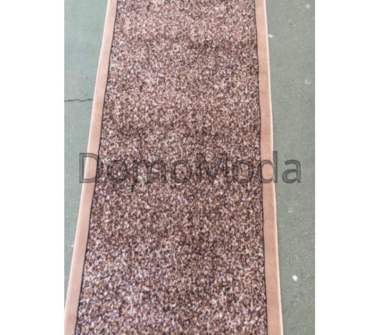 Синтетическая ковровая дорожка Silver bezkanta brown - высокое качество по лучшей цене в Украине
