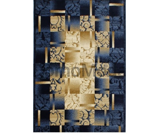 Синтетична килимова доріжка Super Elmas 5131C ivory-d.blue - Висока якість за найкращою ціною в Україні