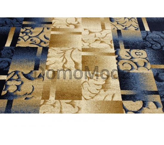 Синтетична килимова доріжка Super Elmas 5131C ivory-d.blue - Висока якість за найкращою ціною в Україні зображення 3.