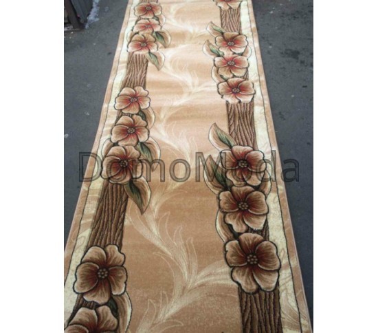 Синтетична килимова доріжка Liliya Asorti beige - Висока якість за найкращою ціною в Україні