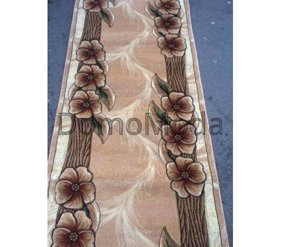 Синтетична килимова доріжка Liliya Asorti beige - Висока якість за найкращою ціною в Україні зображення 2.