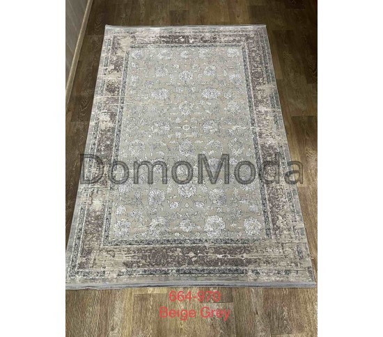 Синтетический ковер VIVALDI O0664 970 BEIGE GREY Купить в интернет магазине ДомоМода Синтетический ковер VIVALDI O0664 970 BEIGE GREY - высокое качество по лучшей цене в Украине