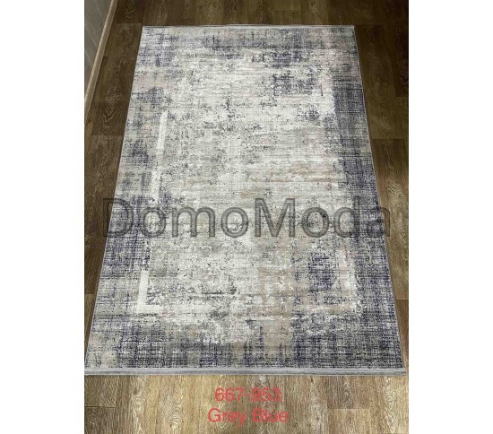 Синтетический ковер VIVALDI O0667 953 GREY BLUE Купить в интернет магазине ДомоМода Синтетический ковер VIVALDI O0667 953 GREY BLUE - высокое качество по лучшей цене в Украине