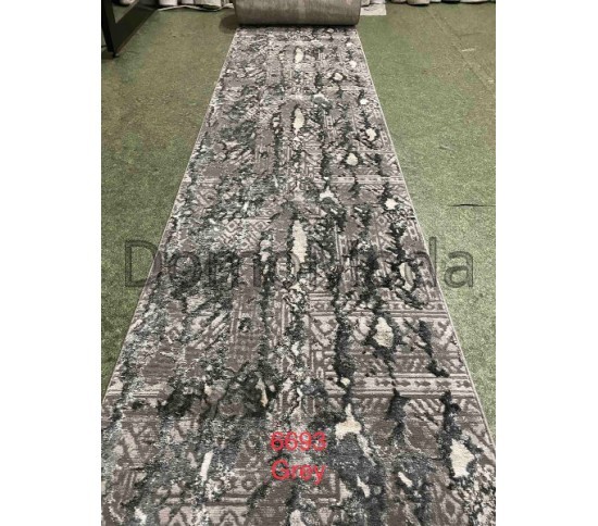 Синтетична килимова доріжка Merinos Yaqut 6693 grey - Висока якість за найкращою ціною в Україні