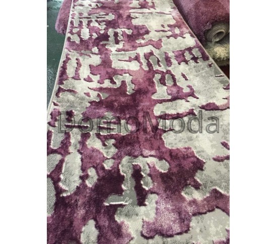 Синтетическая ковровая дорожка Merinos Yaqut 6848 purple - высокое качество по лучшей цене в Украине изображение 3.