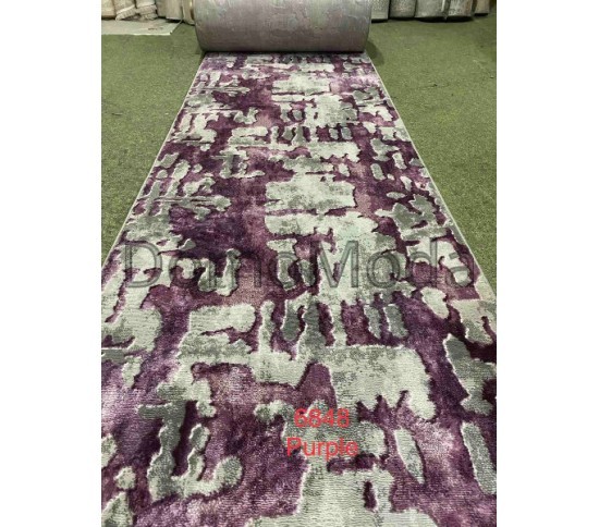 Синтетическая ковровая дорожка Merinos Yaqut 6848 purple - высокое качество по лучшей цене в Украине