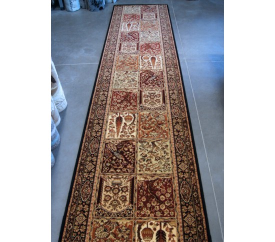 Вовняна килимова доріжка ISFAHAN Timor black - Висока якість за найкращою ціною в Україні зображення 4.