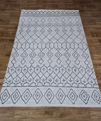 Килим DEKORATIF MT0007 BEIGE/BLACK