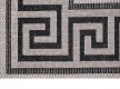 Безворсовая ковровая дорожка Natura 20014 Silver-Black - высокое качество по лучшей цене в Украине - изображение 2