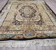 Иранский ковер Diba Carpet Yaghut d.brown - высокое качество по лучшей цене в Украине.