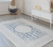 Акриловий килим VALS W2328 С.Blue-Ivory - высокое качество по лучшей цене в Украине.