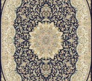 Iranian carpet Marshad Carpet 3010 Dark Blue - высокое качество по лучшей цене в Украине.