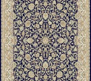 Иранский ковер Marshad Carpet 3012 Dark Blue - высокое качество по лучшей цене в Украине.