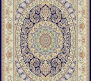 Иранский ковер Marshad Carpet 3016 Dark Blue - высокое качество по лучшей цене в Украине.