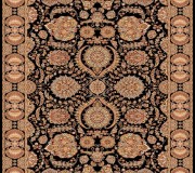 Иранский ковер Marshad Carpet 3043 Black - высокое качество по лучшей цене в Украине.