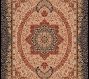 Iranian carpet Marshad Carpet 3053 Pink Black - высокое качество по лучшей цене в Украине.