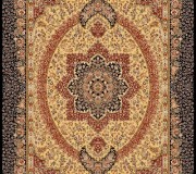 Иранский ковер Marshad Carpet 3053 Dark Yellow Black - высокое качество по лучшей цене в Украине.