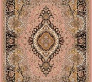 Iranian carpet Marshad Carpet 3054 Pink Black - высокое качество по лучшей цене в Украине.