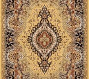 Иранский ковер Marshad Carpet 3054 Yellow Black - высокое качество по лучшей цене в Украине.