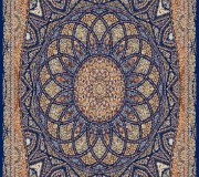 Иранский ковер Marshad Carpet 3055 Dark Blue - высокое качество по лучшей цене в Украине.