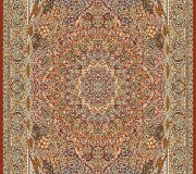 Iranian carpet Marshad Carpet 3056 Dark Red - высокое качество по лучшей цене в Украине.