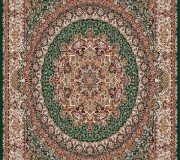 Iranian carpet Marshad Carpet 3057 Dark Green - высокое качество по лучшей цене в Украине.