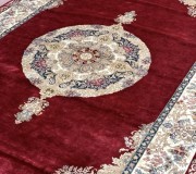 Bamboo сarpet ELEXUS HEREKE ML749 BORDO - высокое качество по лучшей цене в Украине.