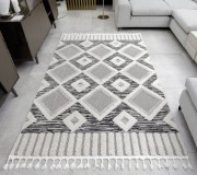 Синтетический ковер Bilbao Y523A antrasit/white  - высокое качество по лучшей цене в Украине.