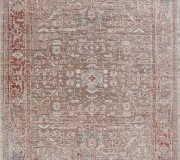 Synthetic carpet AGELESS 30115 Grey red - высокое качество по лучшей цене в Украине.