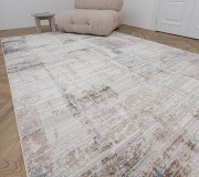 Synthetic carpet MISSHA GL36A grey hb - cream - высокое качество по лучшей цене в Украине.