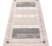 Вовняний килим ANGEL 6553 / 52022 Stripes, frame beige / grey - высокое качество по лучшей цене в Украине.