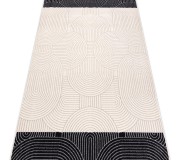 Вовняний килим ANGEL 7901 / 52044 Geometric beige / black - высокое качество по лучшей цене в Украине.