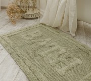 Килим для ванної Woven Rug 16304 green - высокое качество по лучшей цене в Украине.